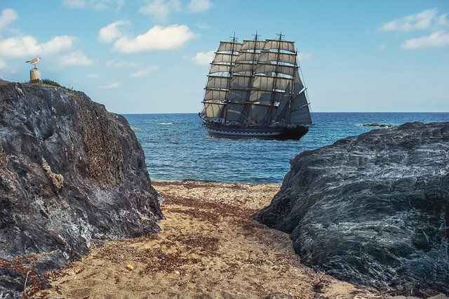 One ship drives east, another west , with the selsame winds that blow .Tis the set of the sails and not the gales that tells them the way to go. Ella Wheeler Wilcox